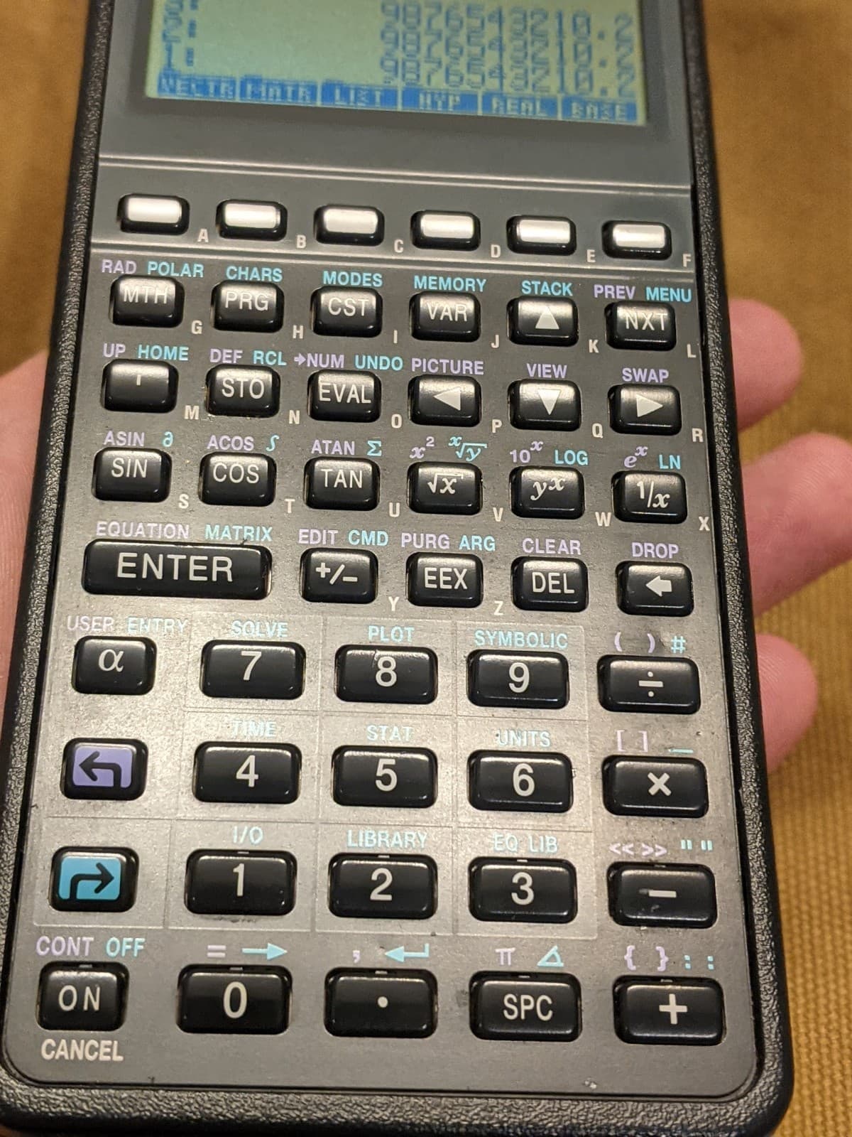 HP 48G+ Graphing Scientific Calculator Gray 128K RAM Excellent! 5