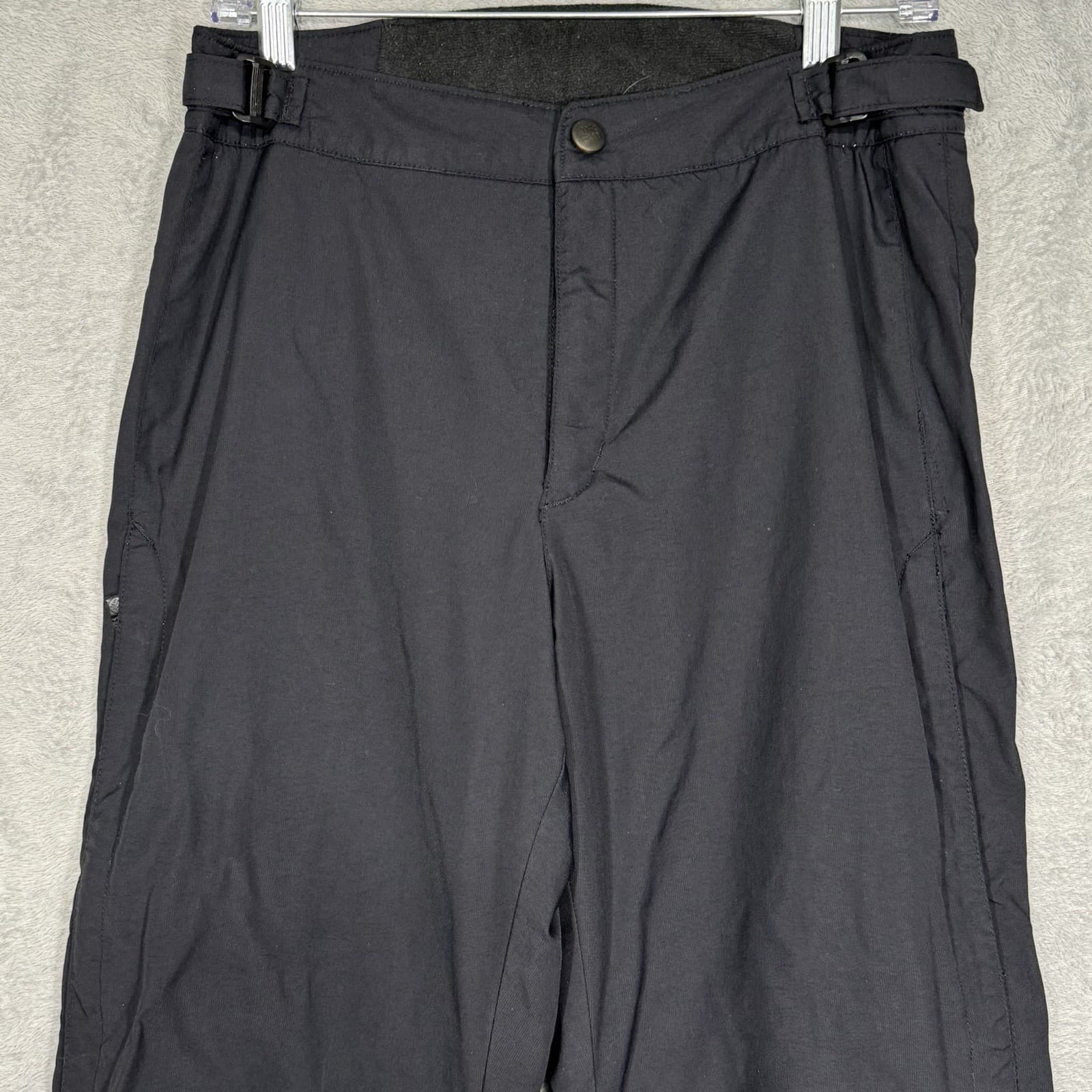 Columbia Womens Medium Black Snow Ski Pants Waterproof Nylon Adjustable Waist 2