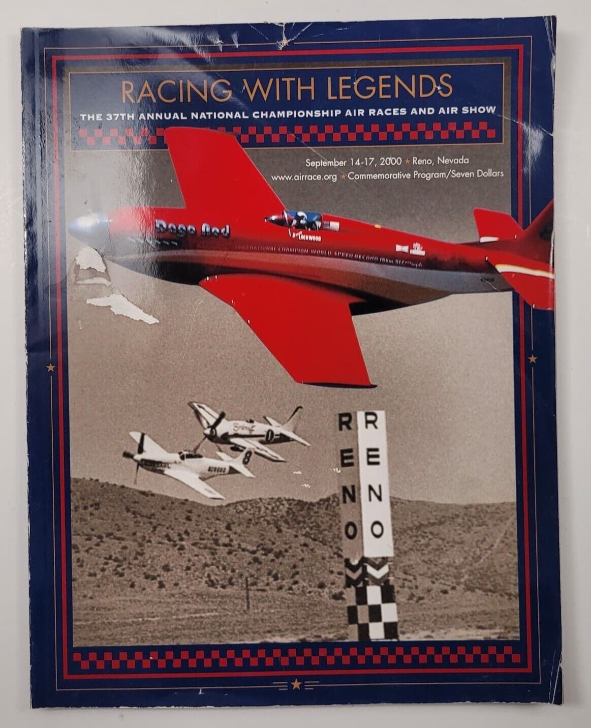 2000 37th ANNUAL NATIONAL CHAMPIONSHIP AIR RACES SOUVENIR PROGRAM, RENO, NEVADA