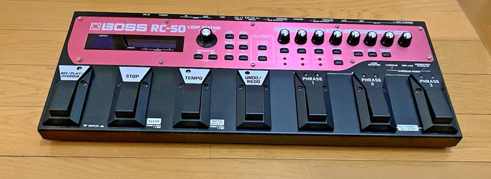Boss RC-50 Loop Station With Adapter Made in Taiwan Effect Pedal Used From Japan 5