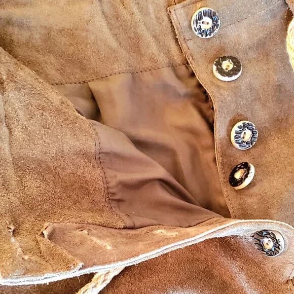 Authentic Octoberfest embroidered Lederhose, Waist 30inch 4