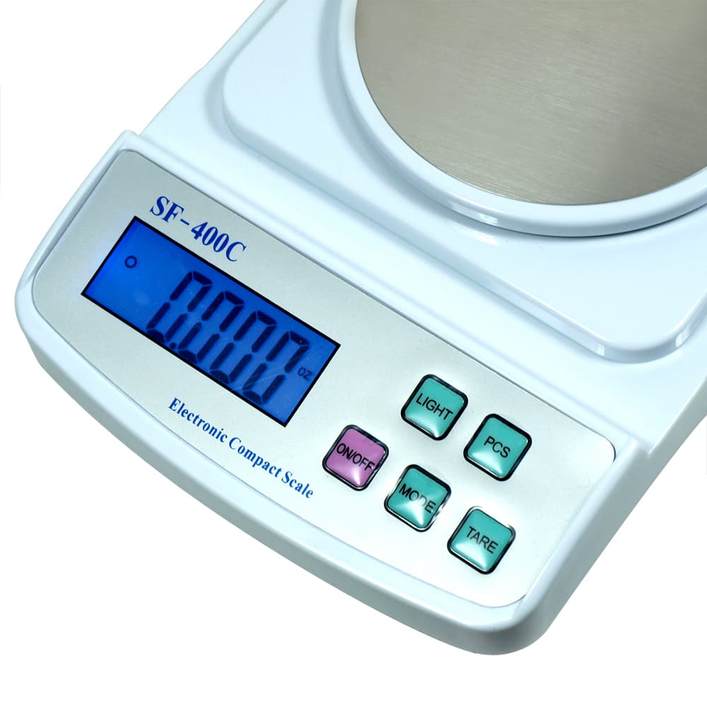 Digital Scale 500g x 0.01g for Precision Weighing & Counting - USB Wall Adapter 5