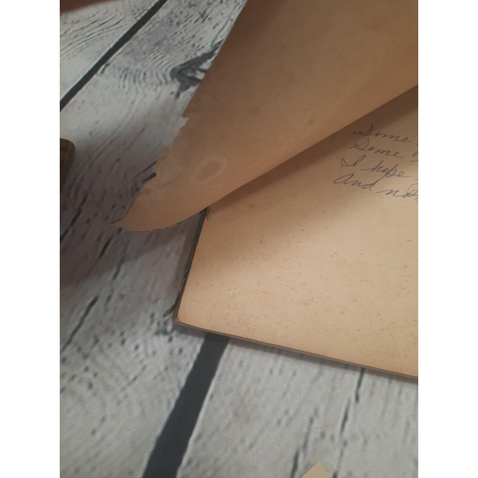 VTG 1940s Scrapbook Lot of 2 WWII Era – Comics, Jokes, Clippings – 1 Blank READ 5