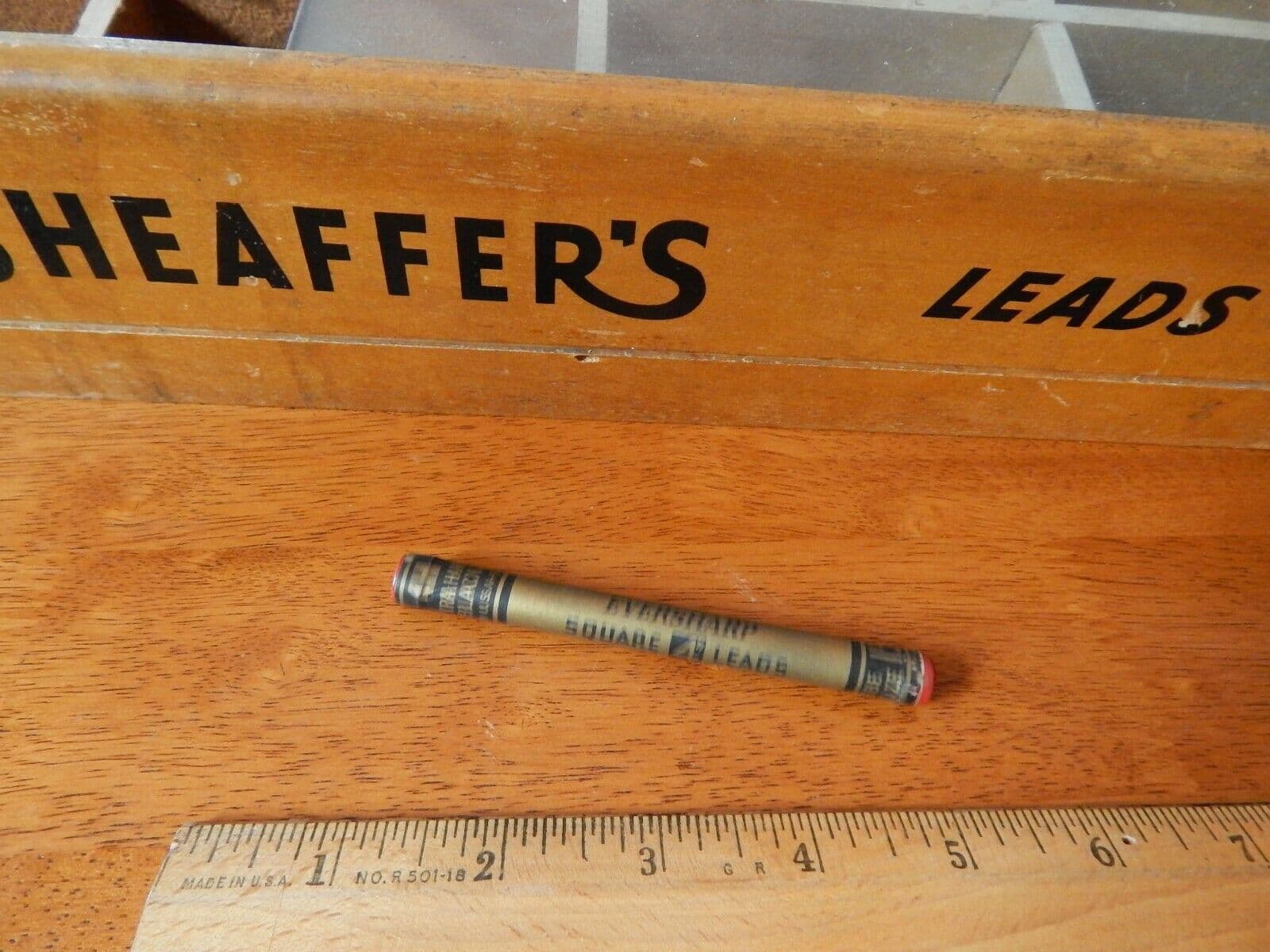 Eversharp ~ Black Square 4'' Leads [4H] One Tube ~ Mechanical Pencil Vtg USA ~ 