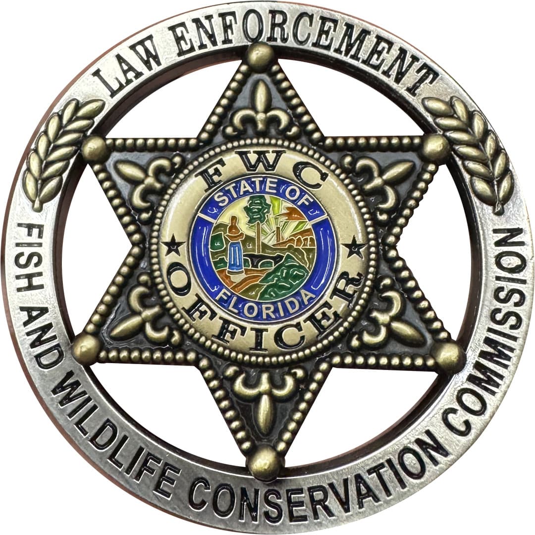 BL11-4 Florida FWC Challenge Coin Fish and Wildlife Conservation Commission Offi 2