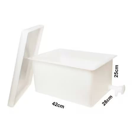 Sp Scienceware H34093-0000 Tank, Rectangular, W/Lid And Faucet