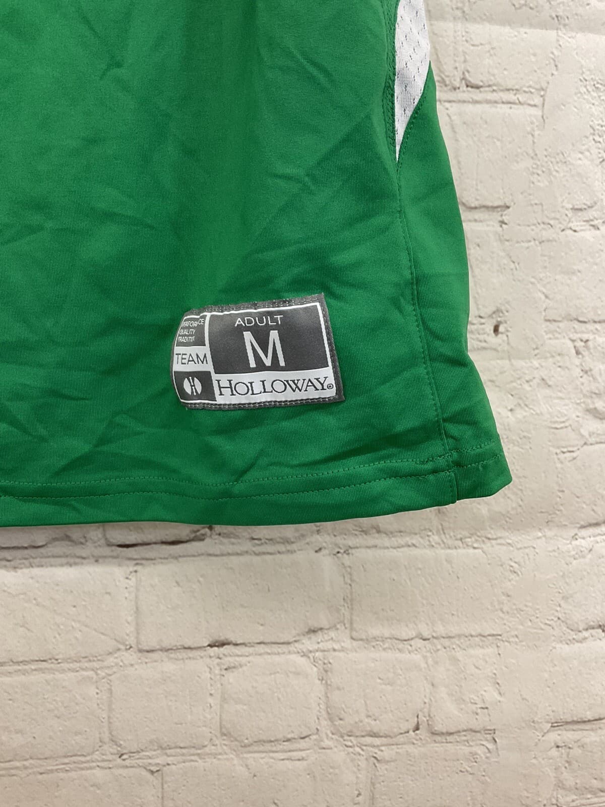 Holloway Adult Unisex Team 4052 Medium Kelly Green White Basketball Jersey New 2