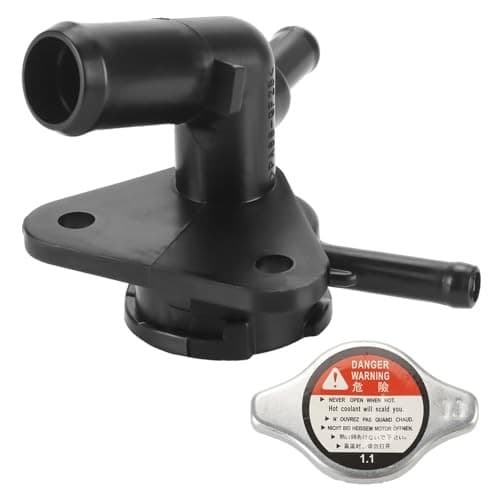 Engine Radiator Filler Neck with Sealed Cap Upper Radiator Coolant Filler Neck  2