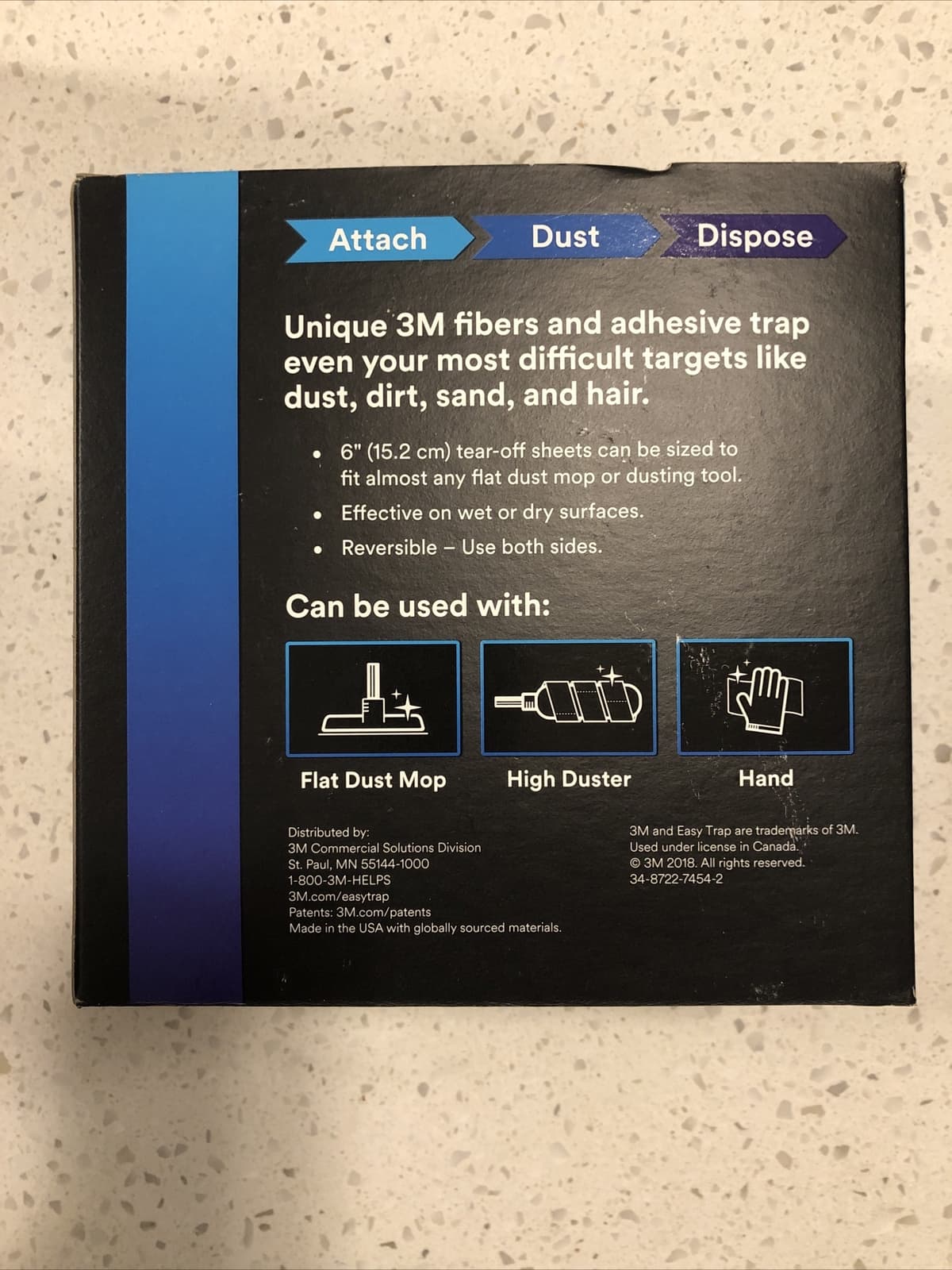 3M Easy Trap Sweep & Dust Sheets (Like a Pro) 60 Sheets 1 Roll 5” X 30’ 3