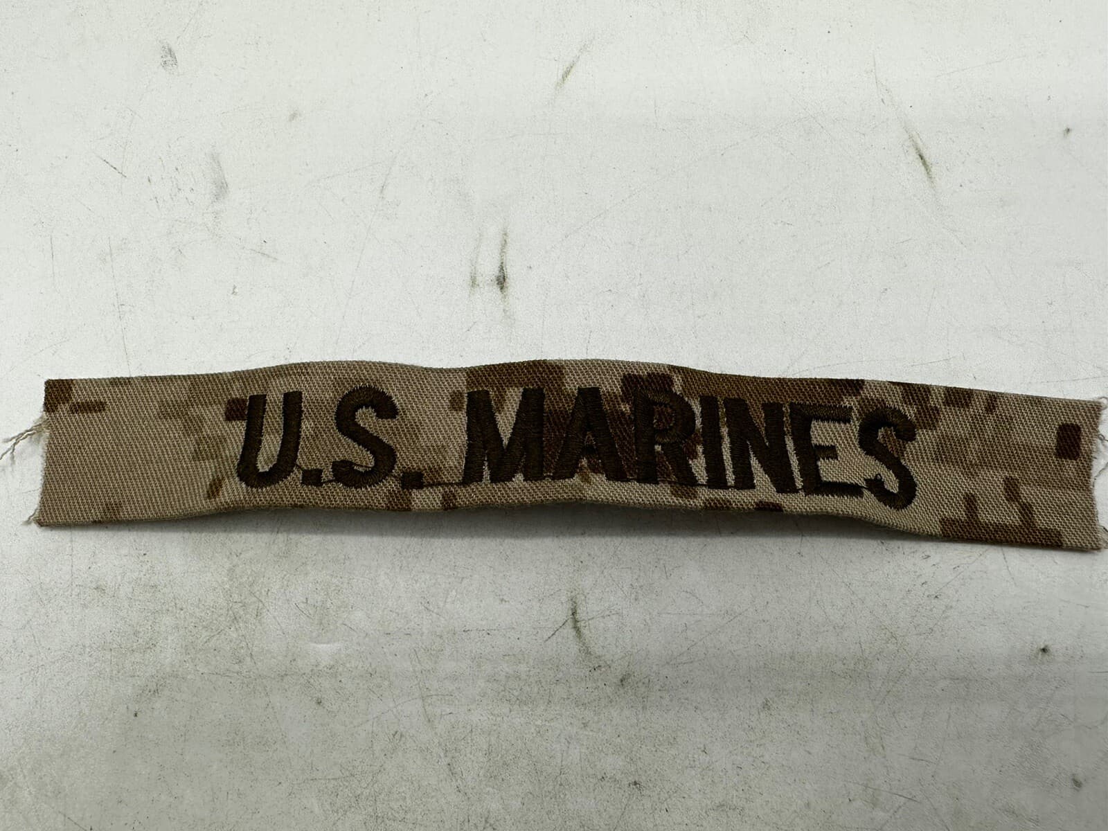 MILITARY PATCH USMC NAME TAPE TAG SEW ON DESERT MARPAT COMBAT US MARINES