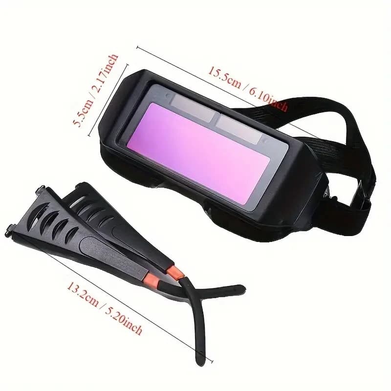 23pcs Auto Darkening Safety Goggles Welding Glasses Anti-Fog Anti-Glare Goggles 3