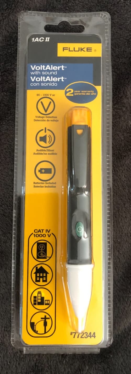 New Fluke Volt Alert With Sound 1ACII CAT IV 1000V 772344 Detect Voltage