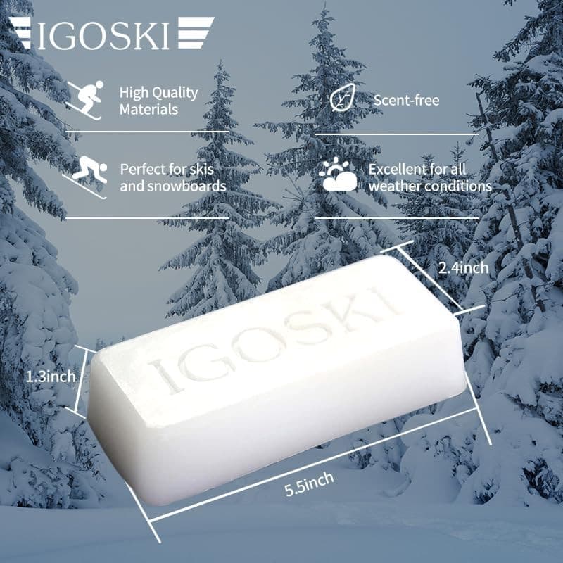 Ski Wax for Snowboard 180G – Universal Glide Wax for Optimal Performance in Any 2