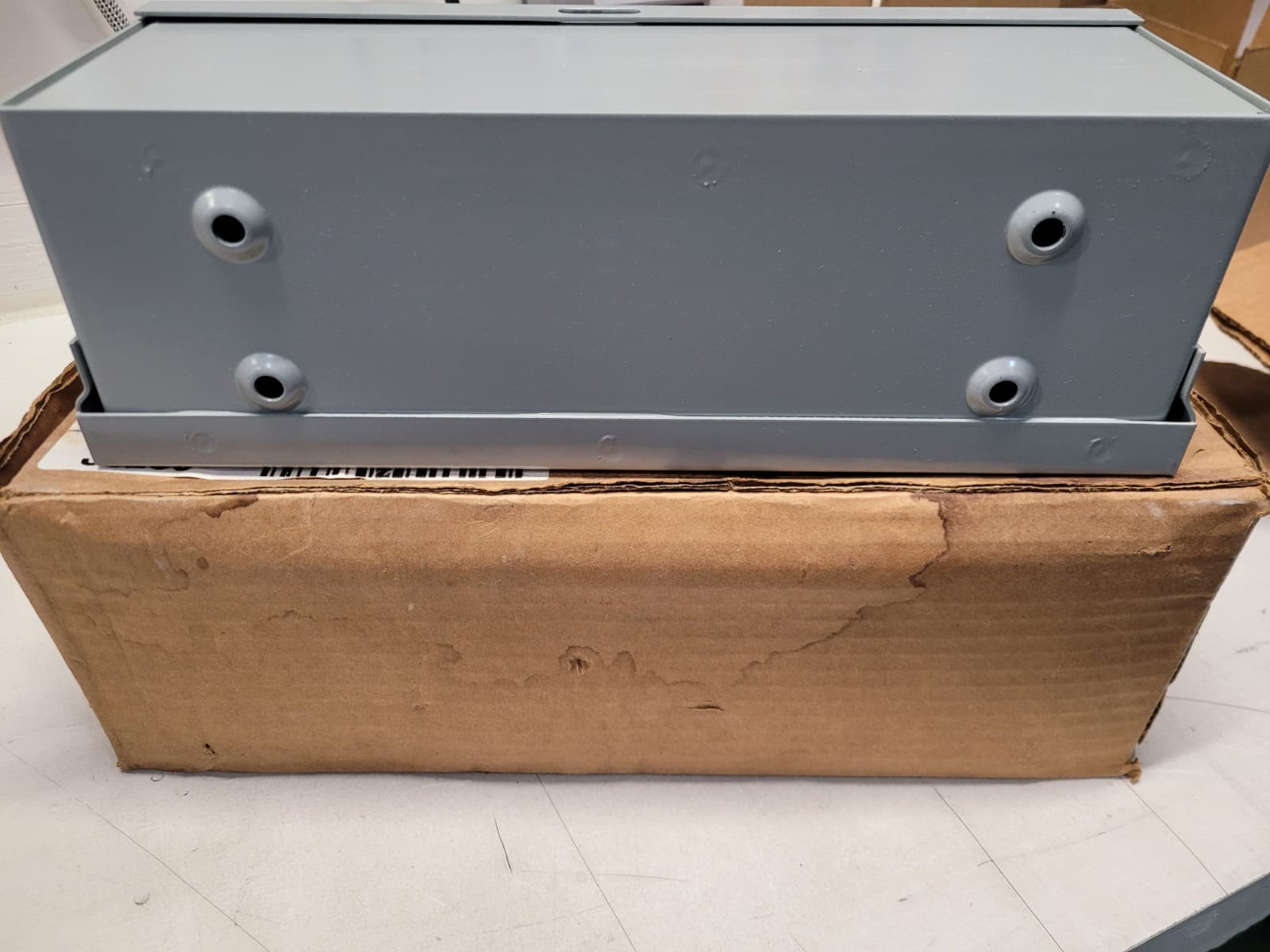 Hoffman A4412RT Wiring Trough 4" x 4" x 12" Gray Enclosure 6