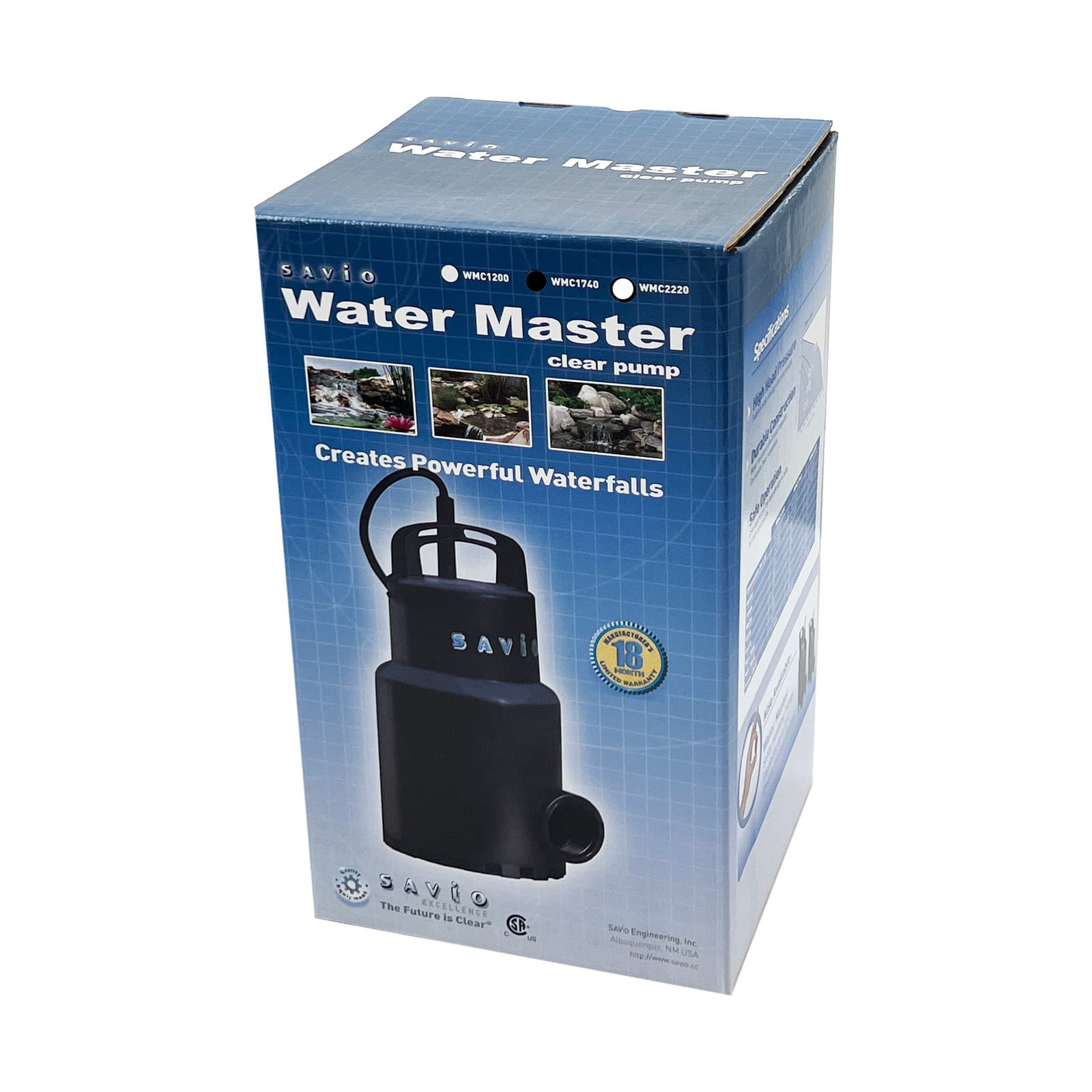 Savio Engineering WMC1740 - Water Master Clear 1,740 GPH Submersible Pump 3