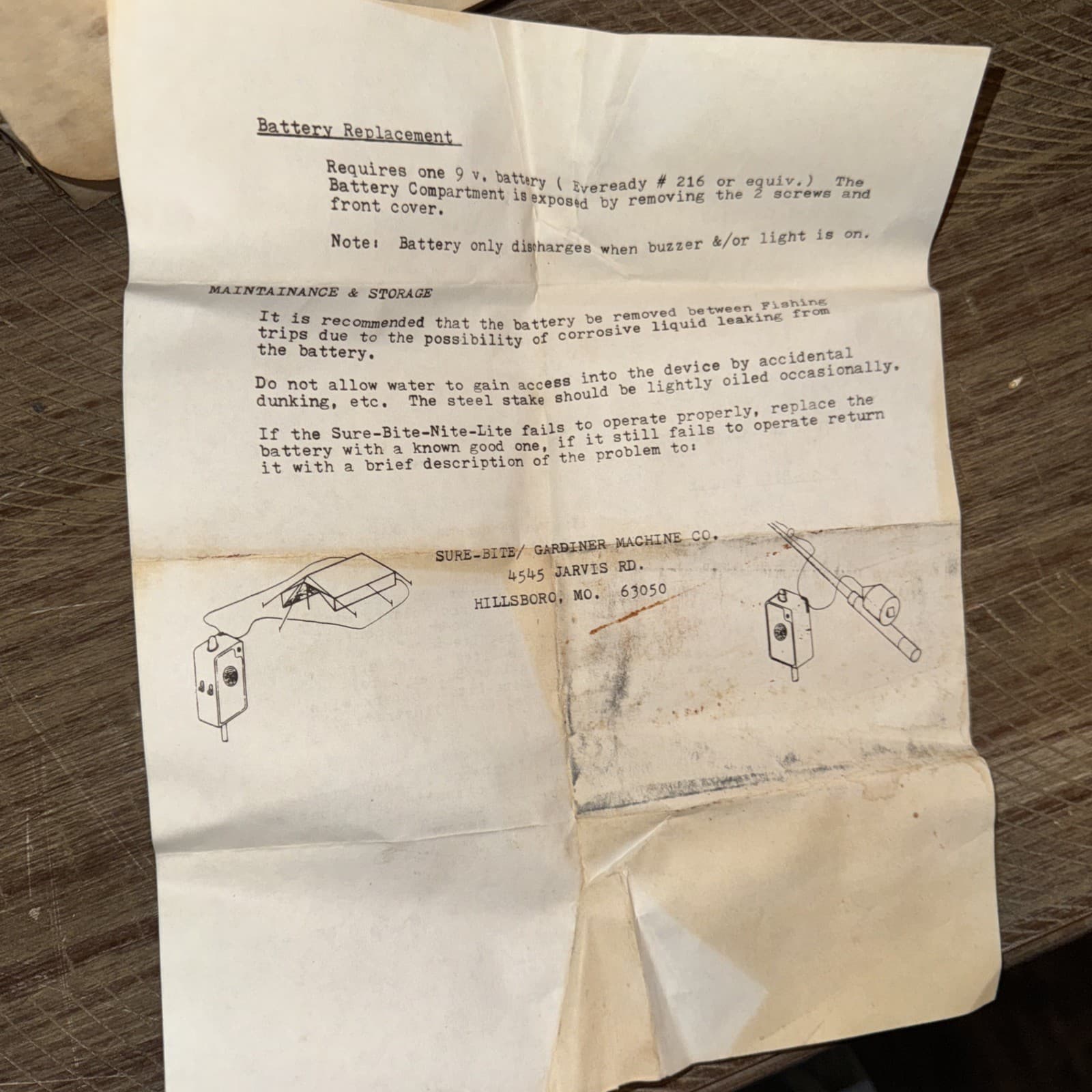 Vintage Sure Bite Nite Lite Sensor Bite Alarm for Fishing -13 total untested lot 6