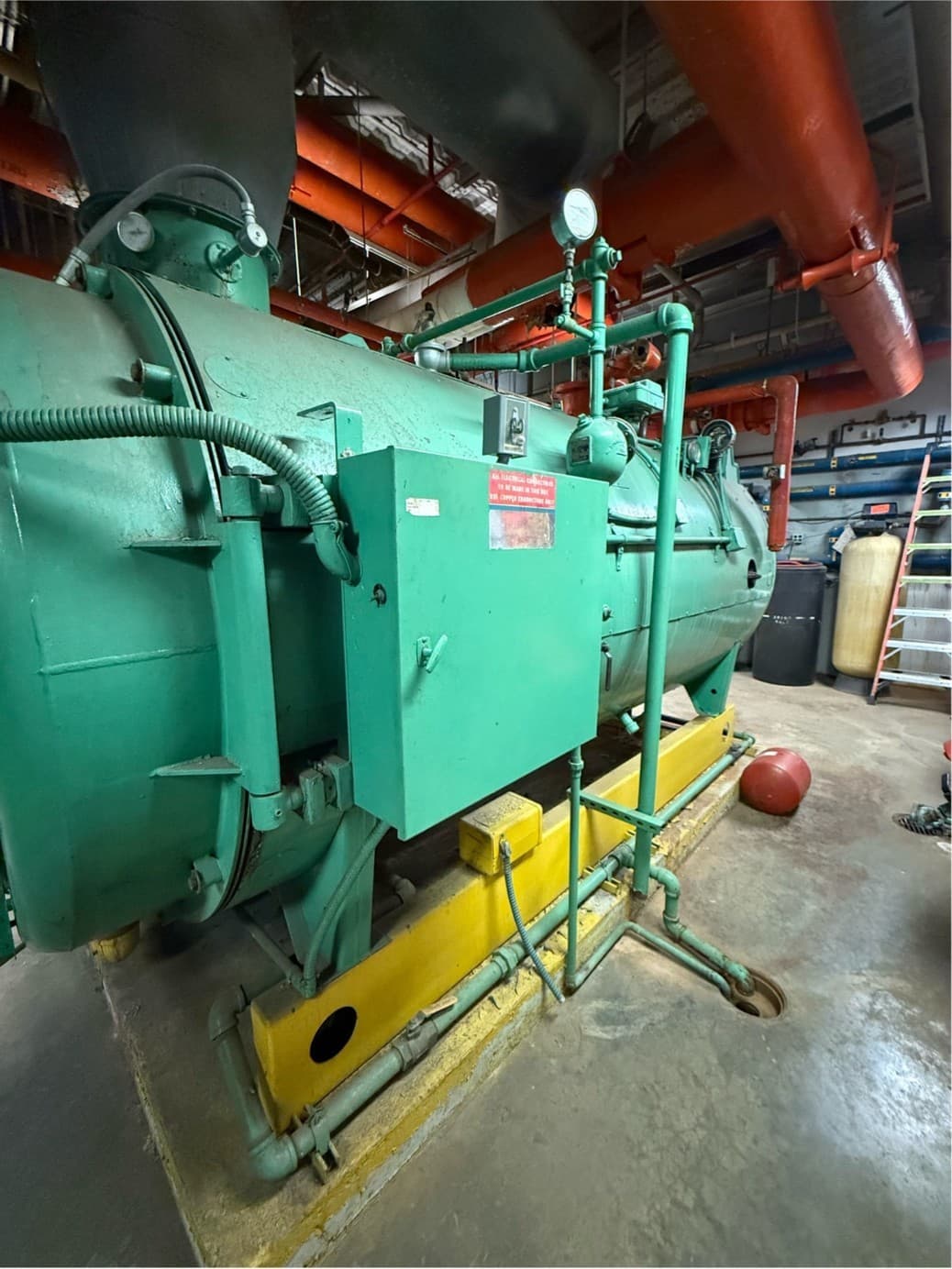 125HP Cleaver-Brooks CB700-125 Gas Fired Boiler Assembly 480V 11A 3PH  U557263 5