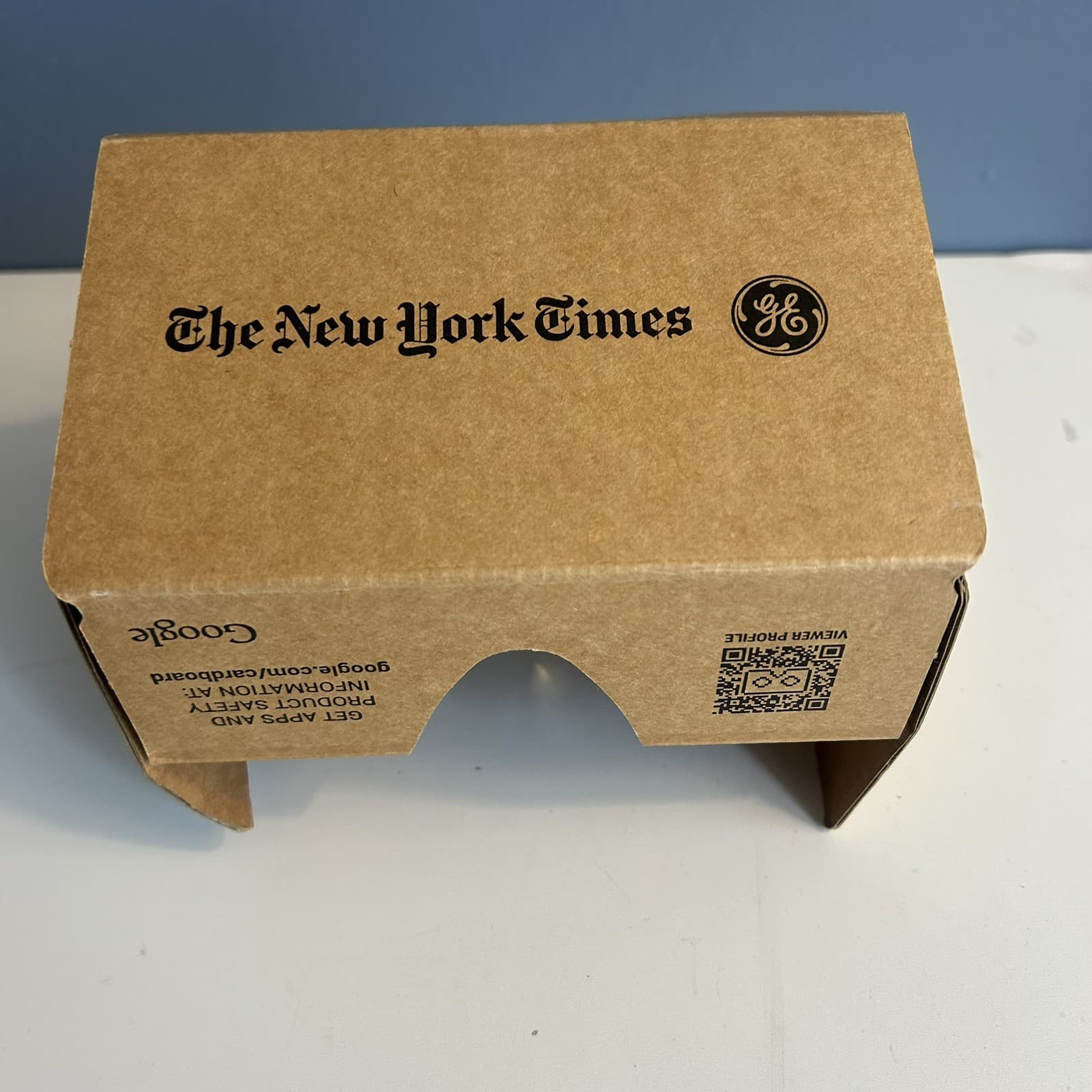 Google GE NYT New York Times Cardboard Virtual Reality Viewer VR 2