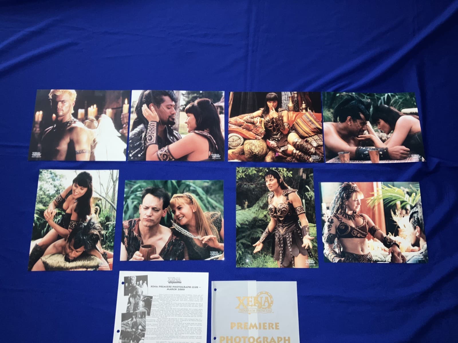 ULTRA RARE Xena Premiere Photo Club March 2000 "A Comedy Of Eros" Picture Set 2