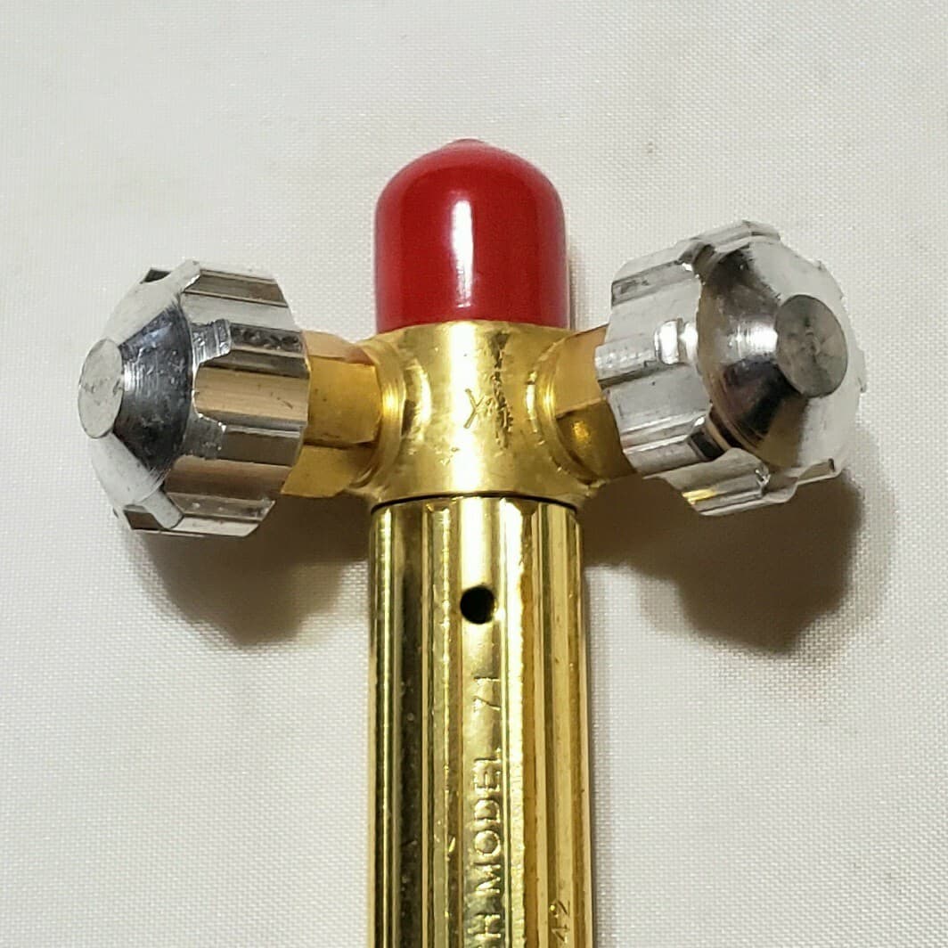 Uniweld 71 Welding Cutting Brazing Torch Handle Aircraft Type 17 CA100 2