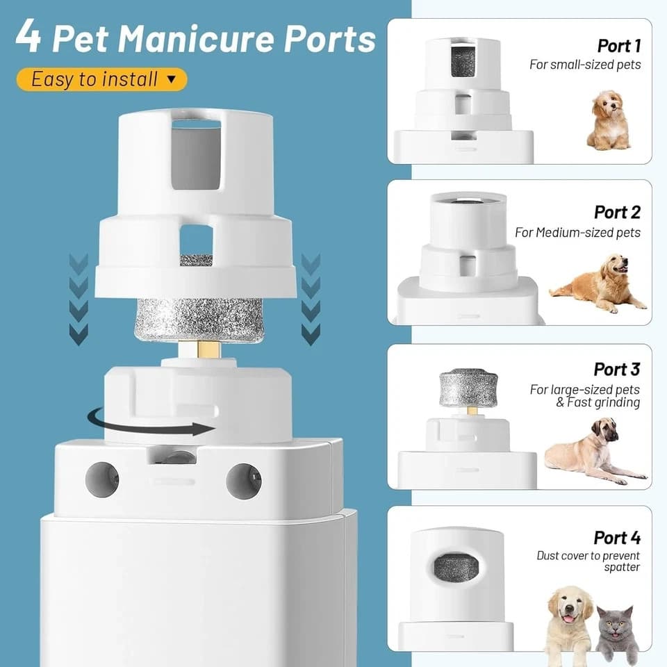 Silent Groom Pro Nail Grinder, Silent Grind Pro for Dogs, Heusom Silent Grind... 3