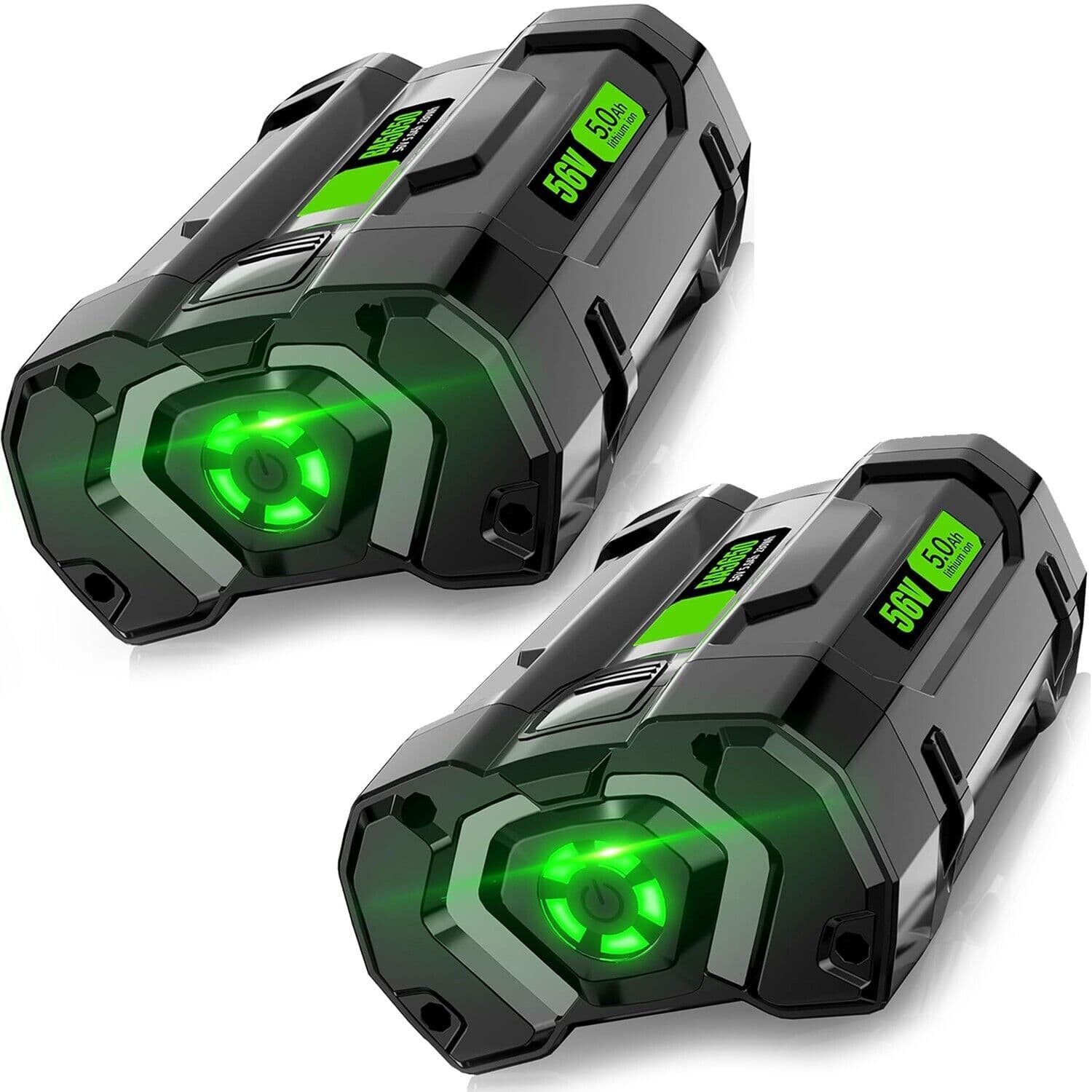 2PACK For EGO 56V 56Volt BA2800T POWER+ 5.0AH Battery Lithium Ion BA2240 BA1400T 2