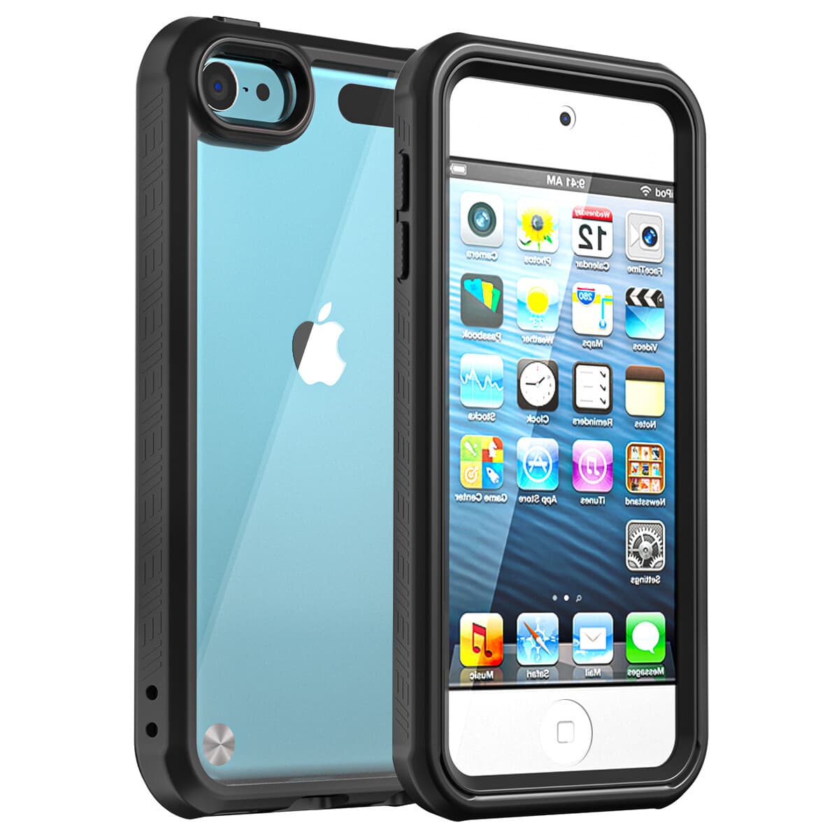 For Apple iPod Touch 7th/6th/5th Generation Case Shockproof Heavy Duty Cover blk 2