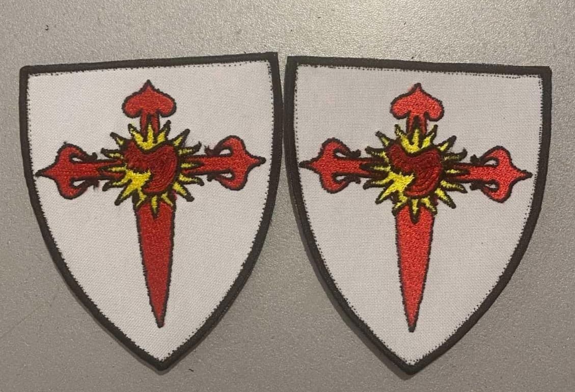 Patch with the symbols of the Order of the Wing of St. Michael. 2