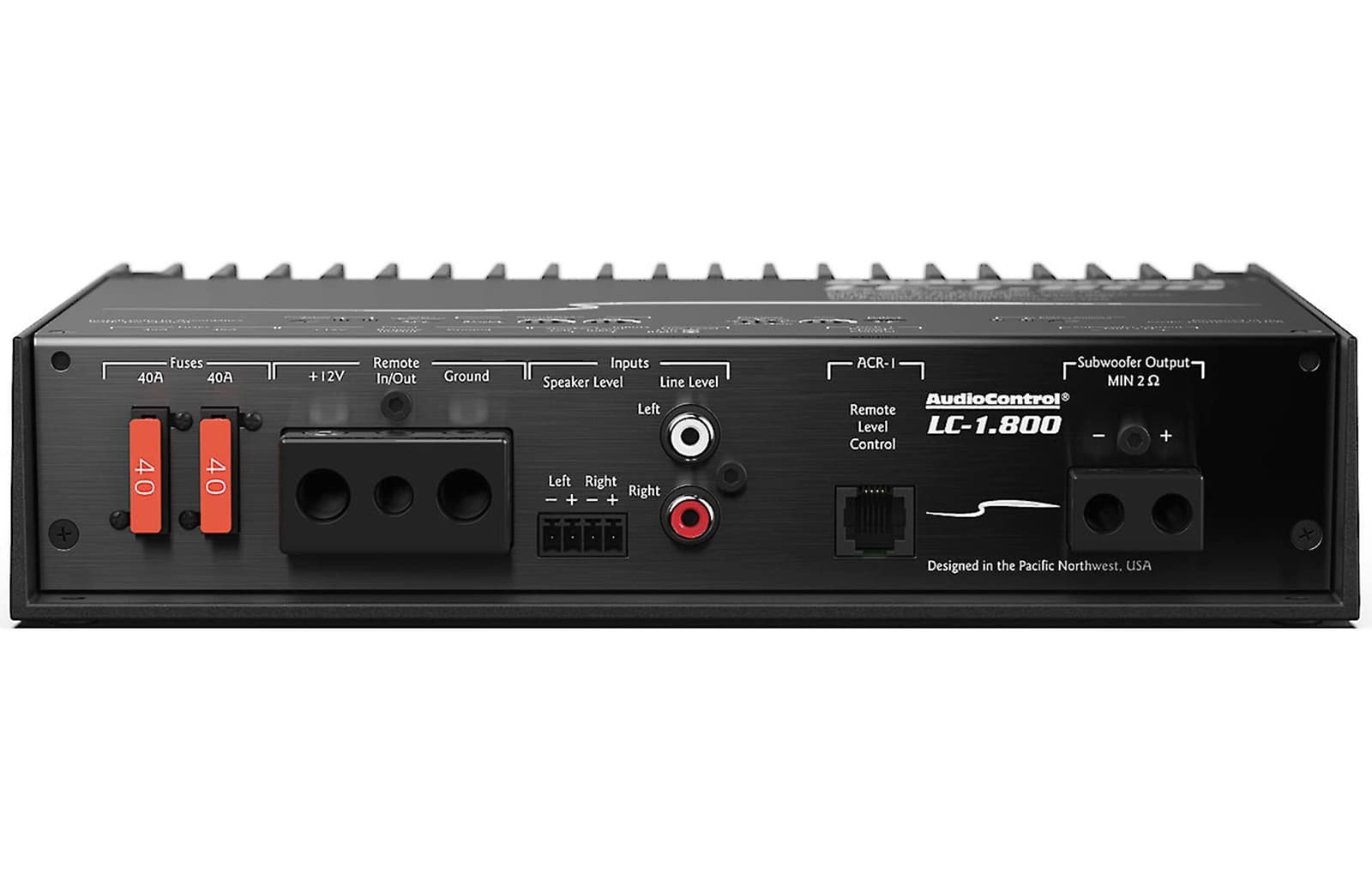 AudioControl LC-1.800 800w RMS Monoblock 1 Channel Amplifier Amp Bass Processor 6