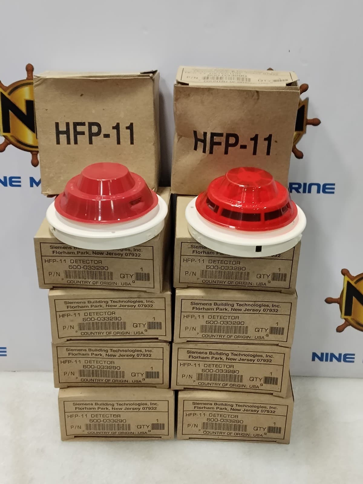 LOT OF 10 SIEMENS HFP-11 FIRE ALARM SMOKE HEAT DETECTOR #NEW (USA MADE) 2