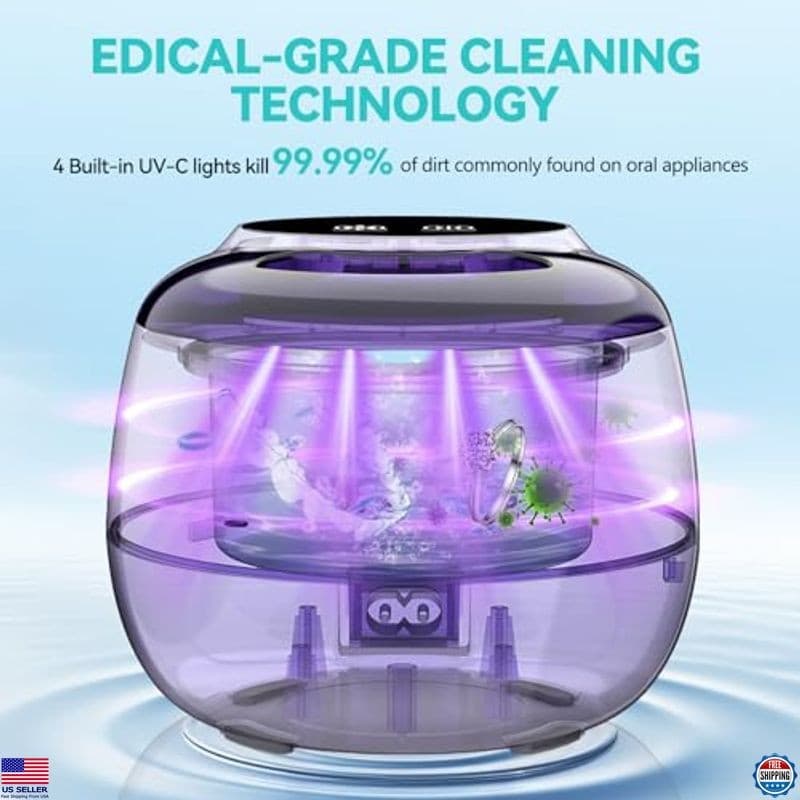 Denture Ultrasonic Retainer Cleaner Machine - 45kHz Retainer Cleaner Machine 3