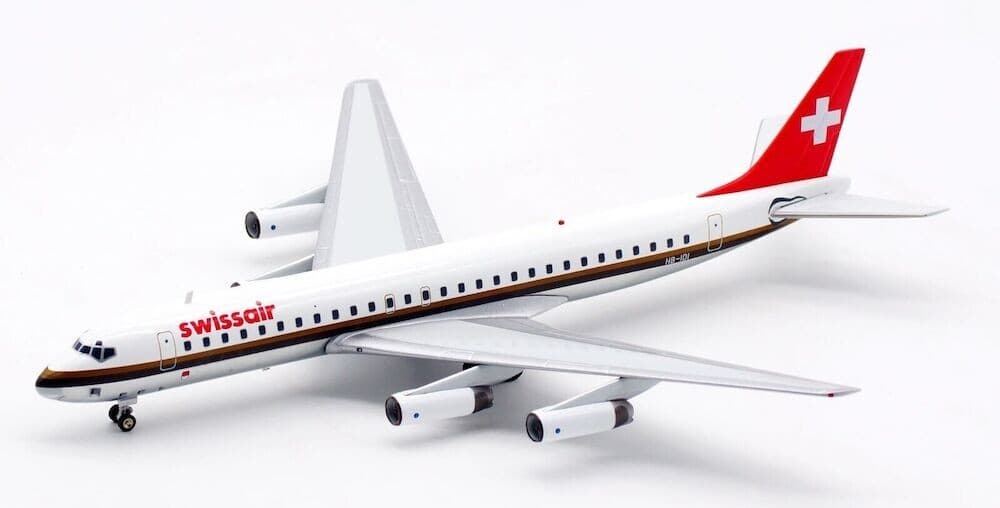 Inflight B-862-SR-IDI-P Swissair Douglas DC-8-62 HB-IDI Diecast 1/200 Jet Model 2
