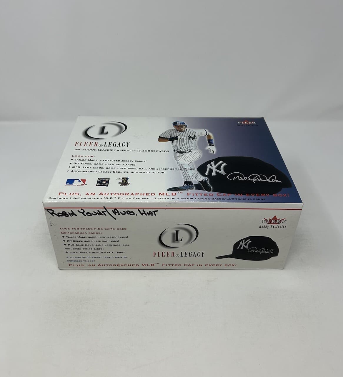 Robin Yount Milwaukee Brewers 2001 Fleer Legacy Autographed New Era 59Fifty Cap! 2