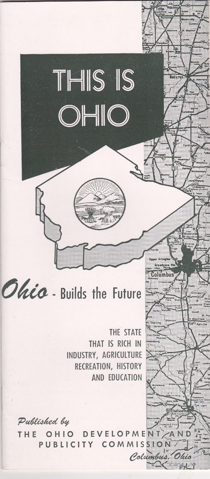 1950's Ohio Facts And Statistics Promotional Brochure