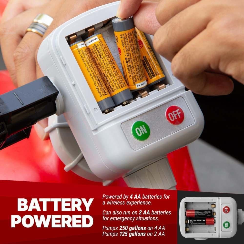 Tera Pump Trfa01 2.7 Gpm 5Th Gen Gas Can Battery Powered Fuel Transfer Pump 4