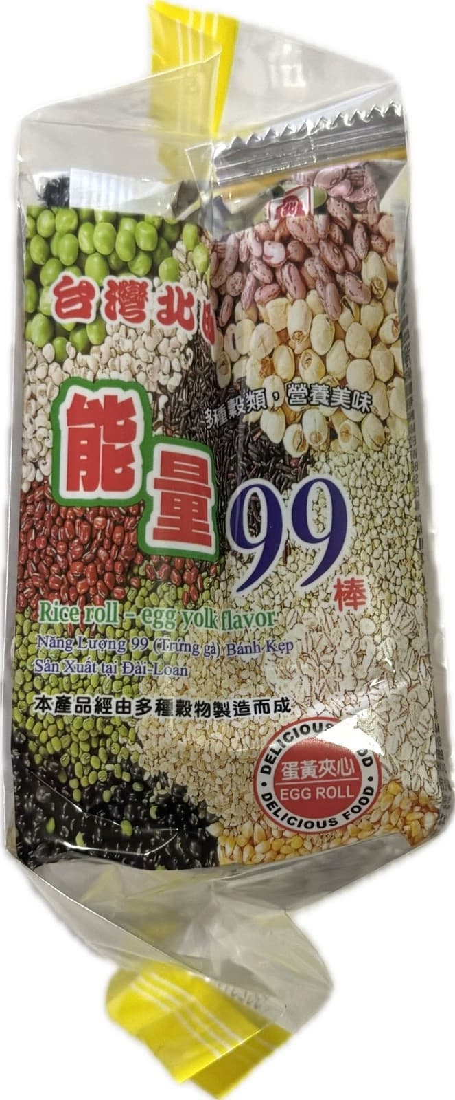 4 Packs Pei Tien Energy 99 Sticks 6.35oz – Baked, Not Fried 7-Grain Rice Rolls 4