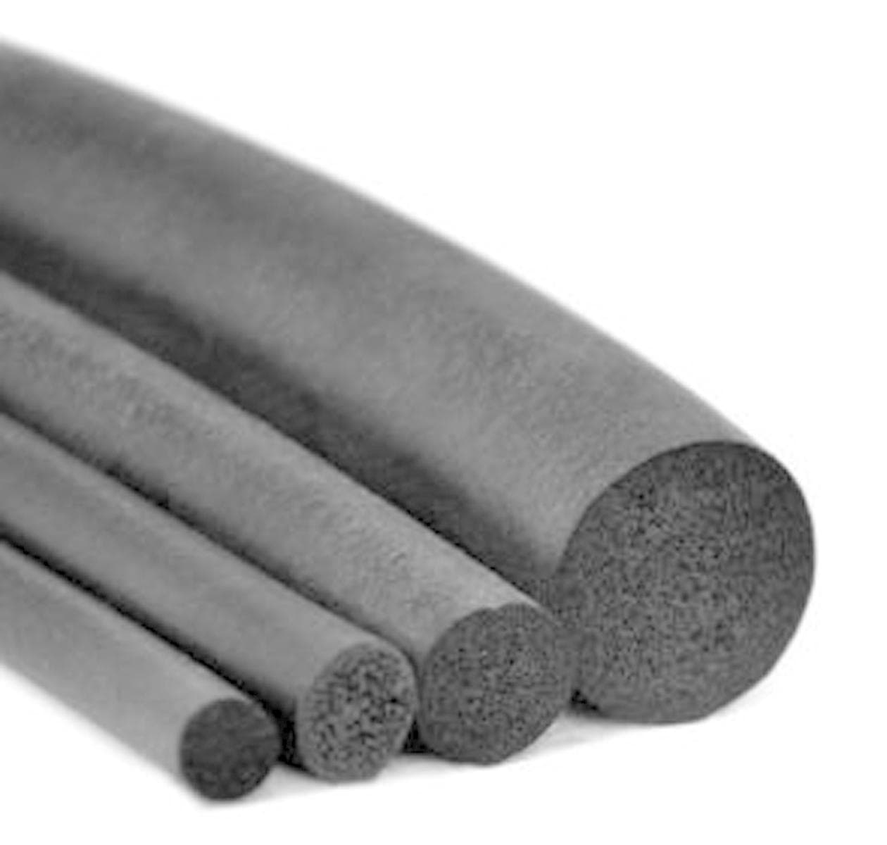 US Stock 3mm Diameter 66 Feet Long EPDM Sponge Rubber Round Seal Strip 2