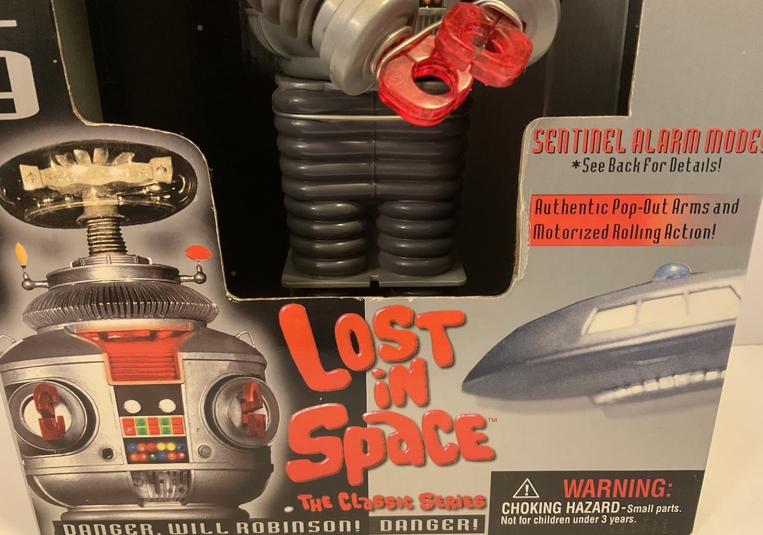 RARE LOST IN SPACE ROBOT B9 BY TRENDMASTERS 1997 TESTED & WORKING NEW IN BOX 6
