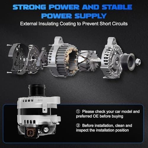 Alternator 11326 for 2008-2016 Highlander, for 2007-2016 Sienna, &10 OE: 11326 6