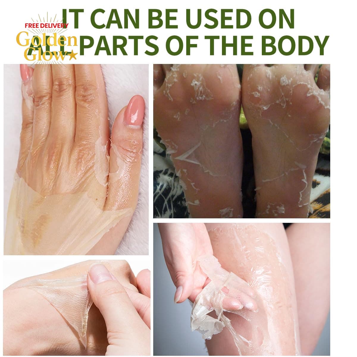 Peeling Oil for Dark Skin, Green Peeling Oil, Facial Peels with Hyaluronate,Exfo 2