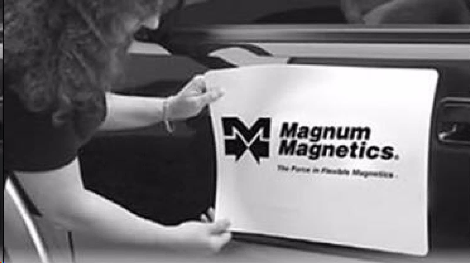 2) Magnum Mag 12" width x 12" sheet30 Mil. Magnetic Sign Sheet Cars / Crafts