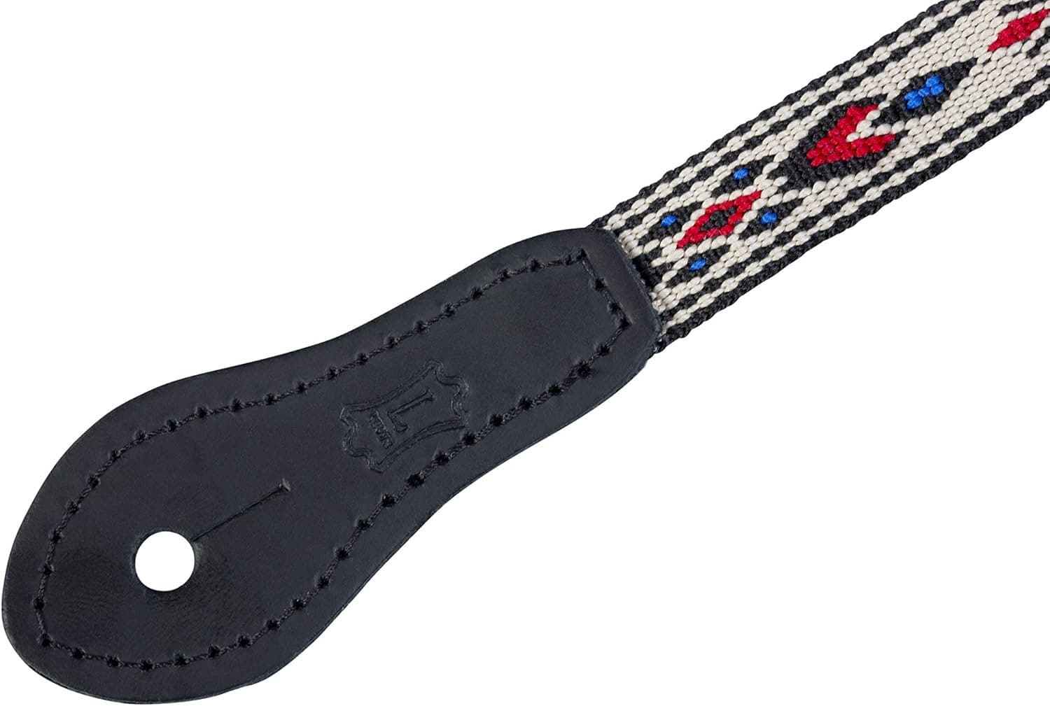 Levy's Leathers .5" Jacquard Weave Mandolin/Ukulele Strap with Dual Leather...  4