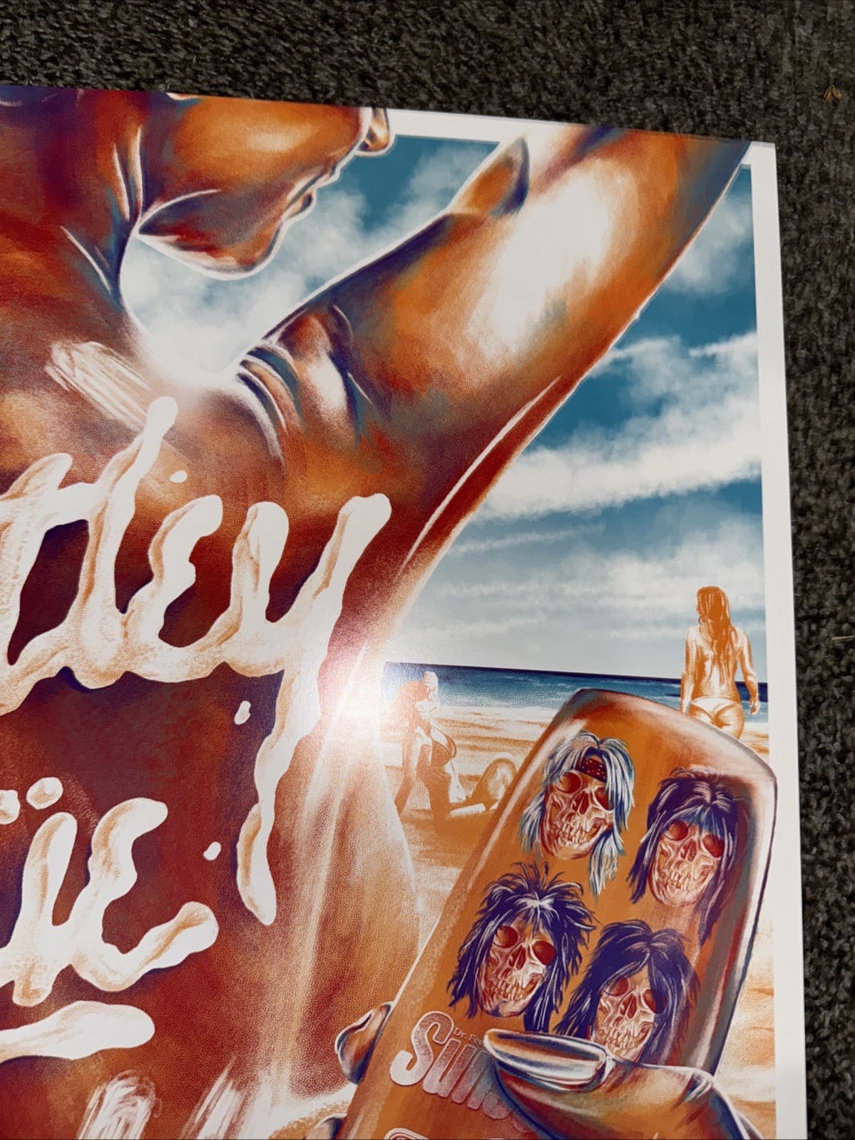 Motley Crue Jacksonville Fl 18x24  Stadium Tour Show Poster 7/2 /22 Only 300 5