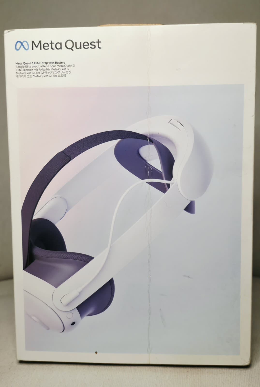 META Quest 3 Elite Strap with Battery Head Strap Add On - 891-01081-01 - NEW 