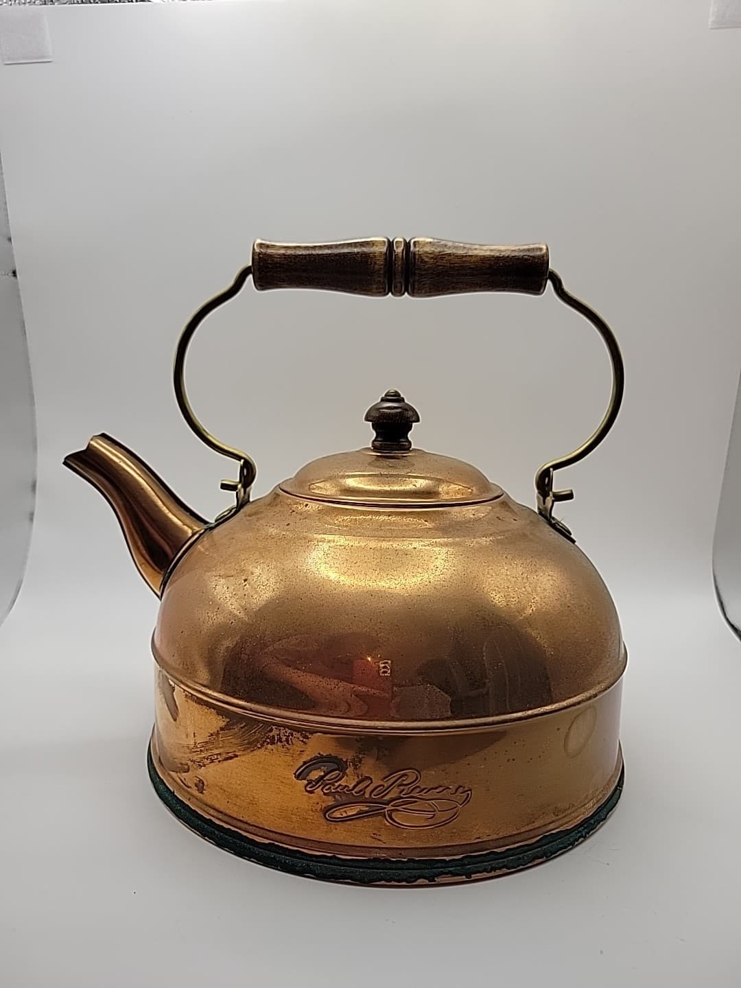 Revere Ware 2qt Colonial Tea Kettle Solid Copper NIB Vintage Perfect Condition