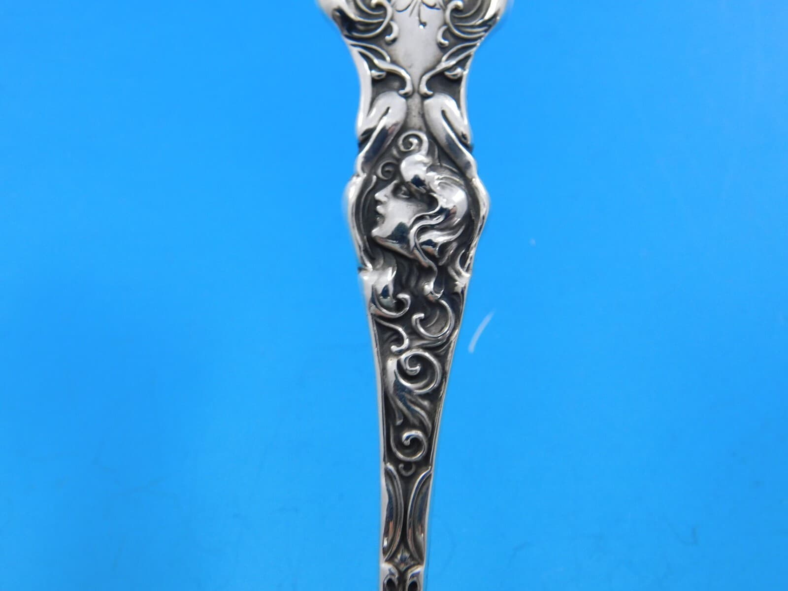 Les Circes by Unger Sterling Silver Teaspoon 5 3/4" Monogrammed Figural Woman 4