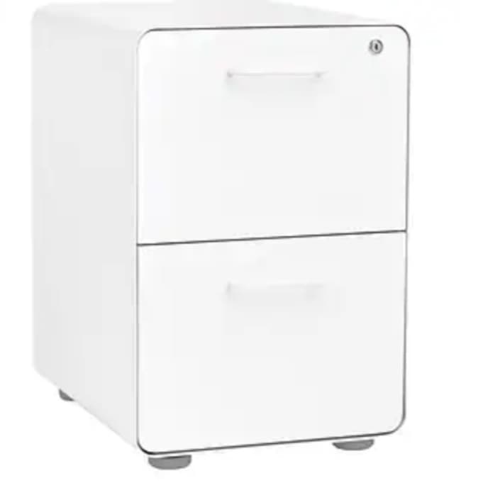 Poppin 2-Drawer Vertical File Cabinet  ( Lockable, 24"H x 15.75) 2