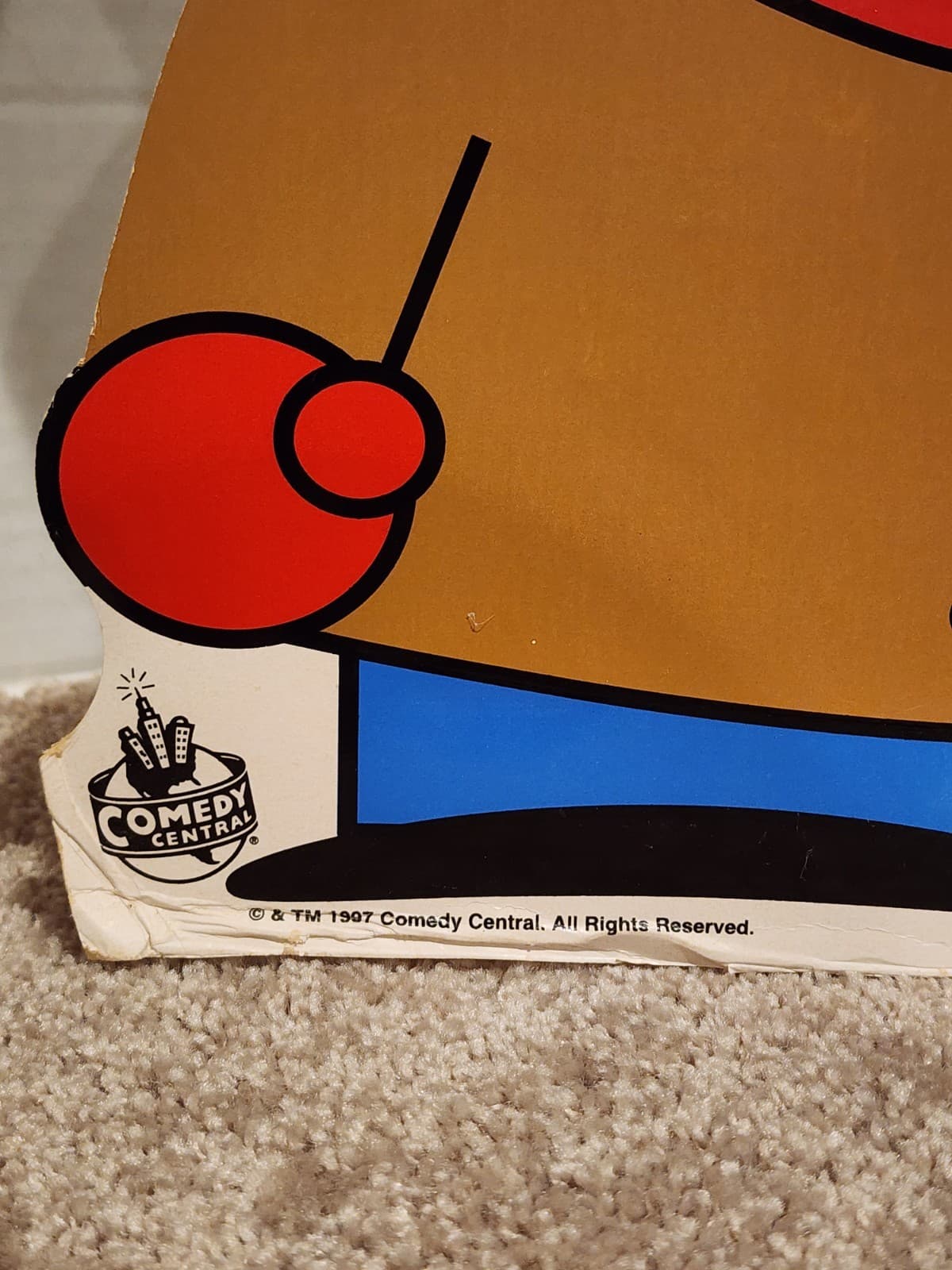 Vintage 1997 South Park Cardboard Cutout Stan Marsh & Kenny Officially Licensed 6