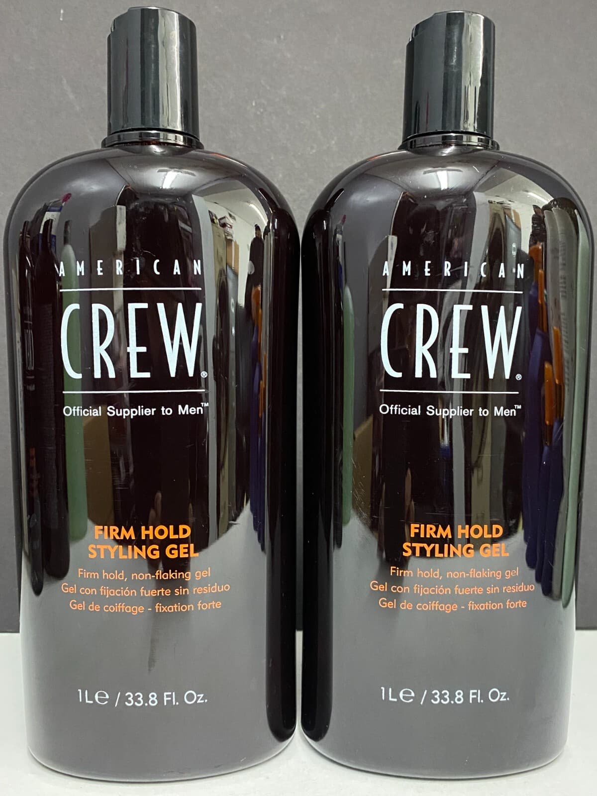 American Crew Firm Hold Styling Gel Non-Flaking - 2 Pack / 33.8 fl oz each
