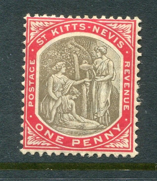 St. Kitts and Nevis #13 Medicinal Spring 1 P. [Mint Hinged]